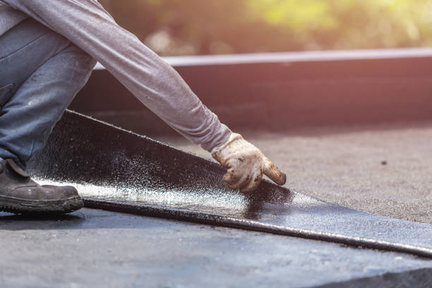 Professional Waterproofing technician working in Olivet, NJ